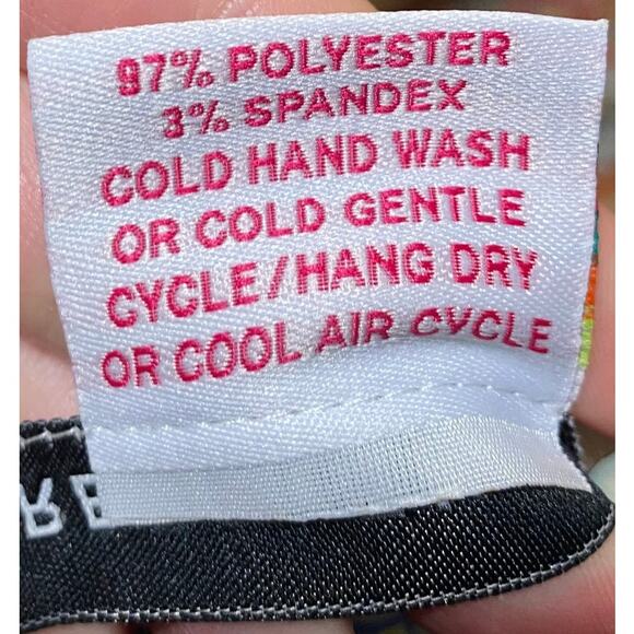 Gretchen Scott Designs Split Neck Top Geometric Printed Green Blue Womens Small - Picture 9 of 9